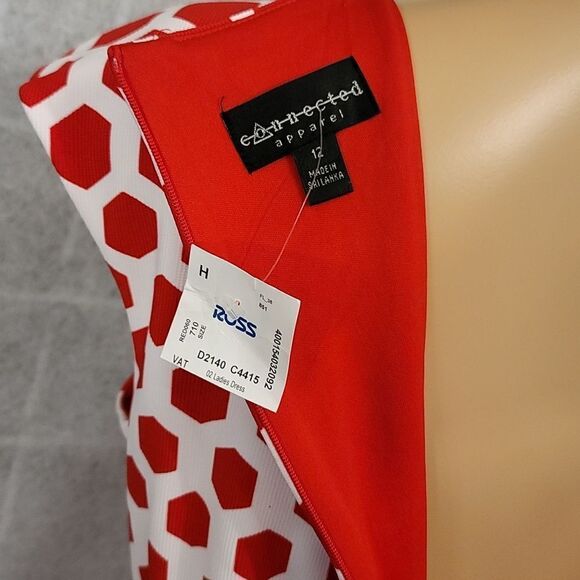 BRAND NEW CONNECTED APPAREL CAP SLEEVE SHEATH DRESS - Picture 7 of 13